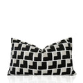 Tiff Home Luxury Embroidered Throw Pillows 30*50cm Black and White Geometric Pattern New Stock Arrival for Home Decor