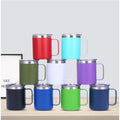 Hot Sale 12oz Insulated Stainless Steel Travel Mug Office Vacuum Coffee Cups Water Bottles Promotion Metal Glass Material
