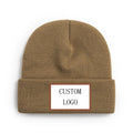 Custom 100% Acrylic Winter Hat Plain Dyed Wool Knitted Beanie Unisex Solid Caps-Warm Toques