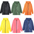 High Waterproof Rate Rain Coat Hooded Rain Jacket Customized Hood Rain Poncho