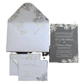 Elegant Custom Design Transparent Acrylic Europe Style Wedding Invitations Cards with Envelope