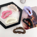 SongMay Sweet Style Large Size PC Claw Hair Clip New Summer Candy Colour Plastic Hair Accessories for Girls and Women