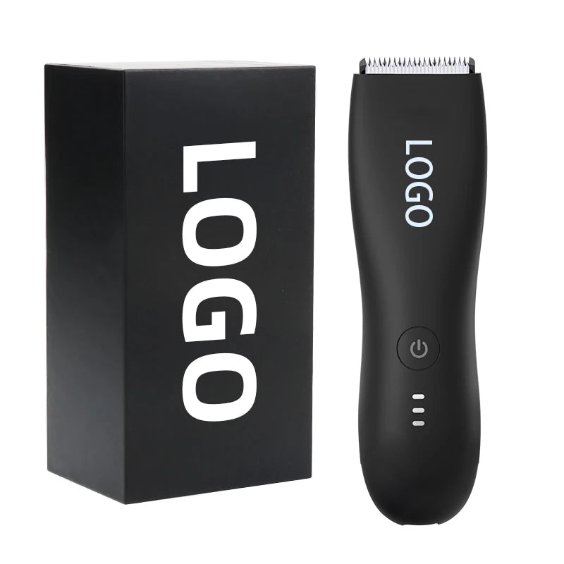 Best Quality Custom Logo Electric Rechargeable Body Shaver Cordless Groin Ladies Hair Trimmer Clipper Set for Men