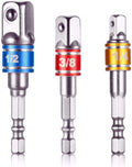 3 PCS Impact Grade Power Hand Tools Driver Sockets Adapter Extension Set
