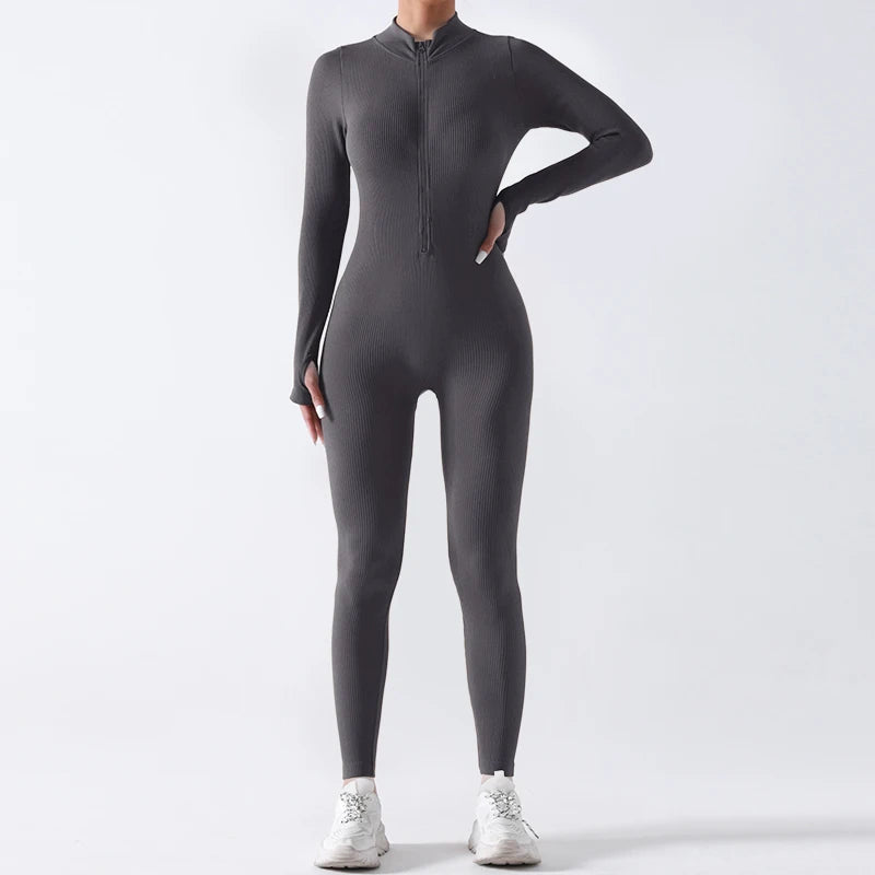2026 Factory Wholesale Jumpsuit Activewear Breathable Yoga One Piece Suit Stretchy Gym Wear Jumpsuit for Women