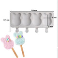 HY New Design Bunny Hop Cakesicle Molds