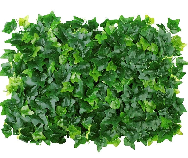 O-X0146 Outdoor Decoration Plastic Green Plants Wall Artificial Boxwood Grass Wall Panels Faux Plant Hedge Fence Mat Panel