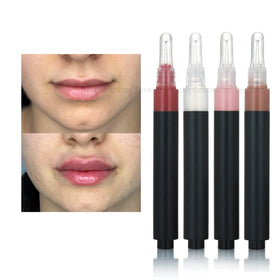 Ultimate Volume Tantalizing Moisturize Glow Vegan Organic Collagen Liquid Lip Plumper Gloss Pen Long Lasting All Skin Types Pink