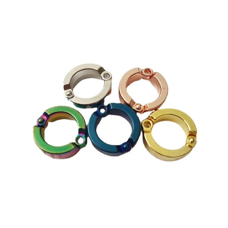 Open Parrot Bird Foot Ring Zinc Alloy Bird Foot Ring. Available in Various Colors Sizes 4mm-15mm