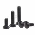 M6 M8 M10 M12 M16 M20 Black Oxide Carbon Steel GB801 ISO8678 Truss Round Head Square Short Neck Carriage Screw Small Coach Bolt