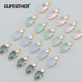 MA97  6pcs/lotJewelry Accessoriesmini Sizenickel Free18k Gold Platedcopperzirconcharmjewelry Making Findingsdiy Pendant