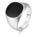 Anillos Fashion Jewelry Statement Geometric Stainless Steel Wedding Rings for Men