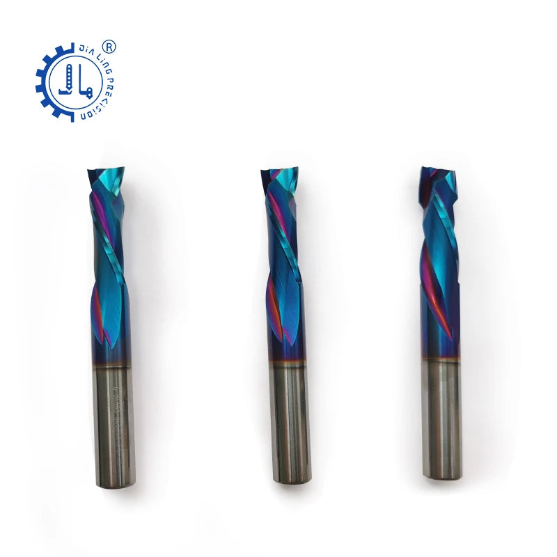 Solid 4mm up & down Compression Spiral Router Bit Carbide CNC Woodworking Bit for Wood & Plywood