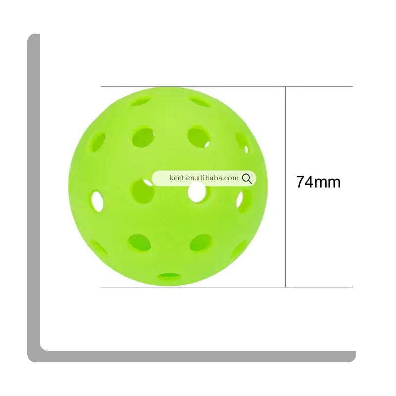 KEET Pack Sports Outdoor Pro Customized Pickleball Balls USAPA Approved Official US Open Ball Made of Plastic for Entertainment