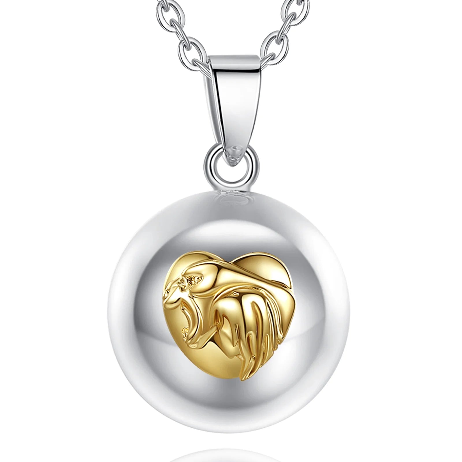 Merryshine Mexican Pregnancy Women Belly Harmony Sound Ball Necklace