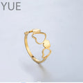 Heart Shaped Hollow Heart With Hearts Design Cute Fashion Stainless Steel Love Jewelry Young Girl Gift