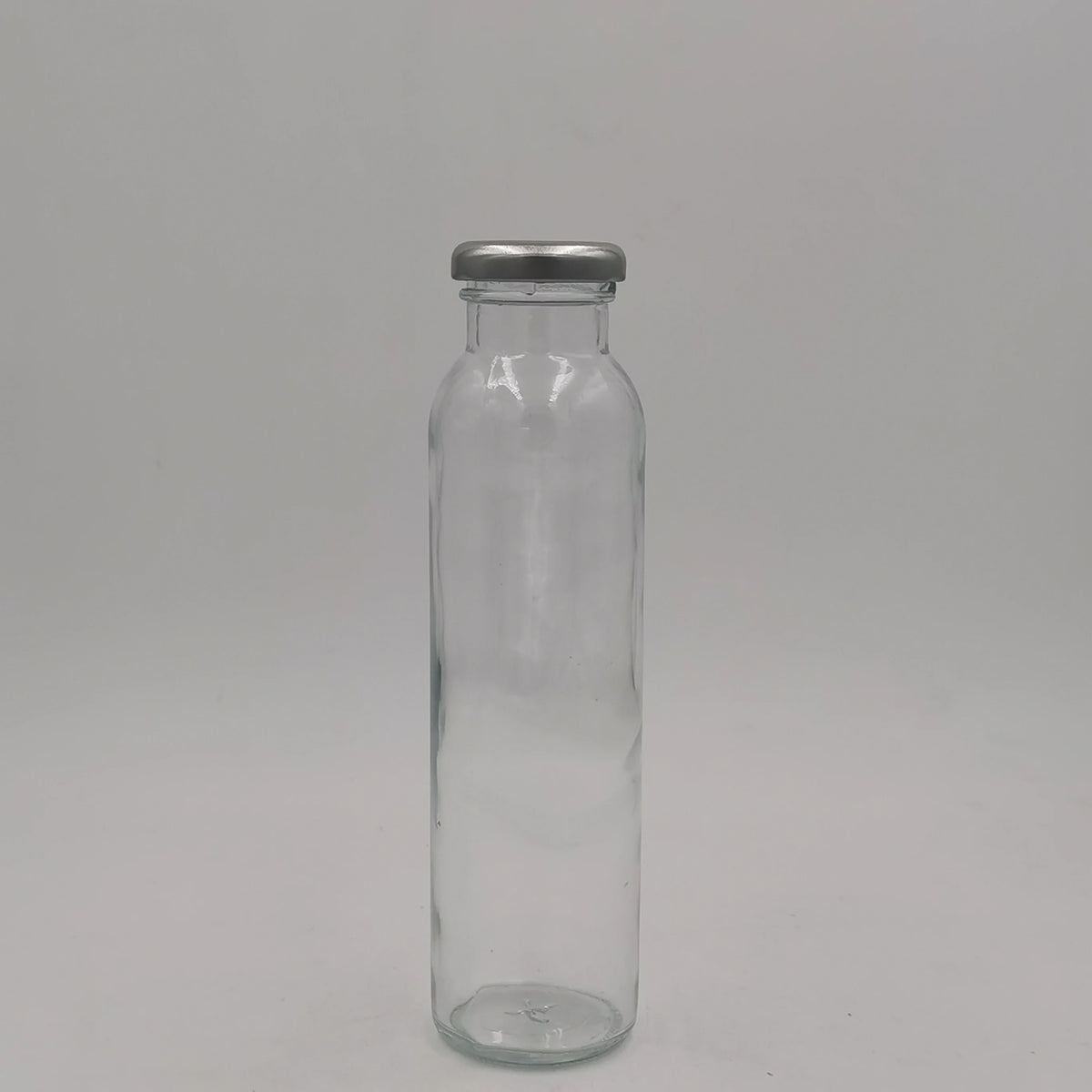 Customization logo in Stock Factory 250ml 310ml 330ml Glass Juice Bottles with Silver Screw Cap for Juice Soda Water MegaBDM