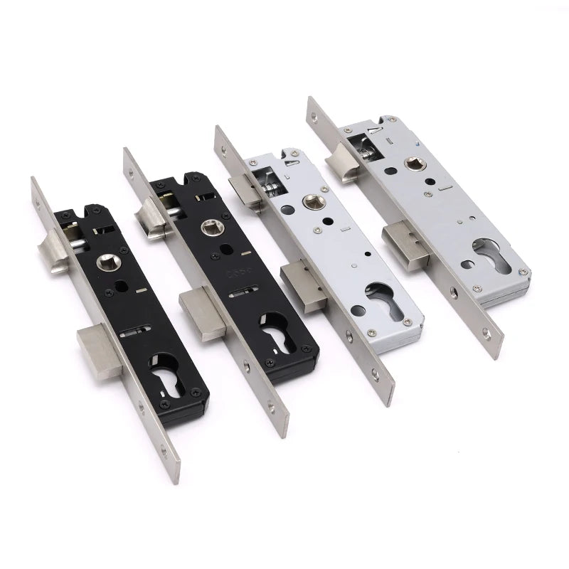 EU Standard SUS304 Narrow Mortise Lock Body for Aluminum Single Leaf 25-90mm Door Thickness
