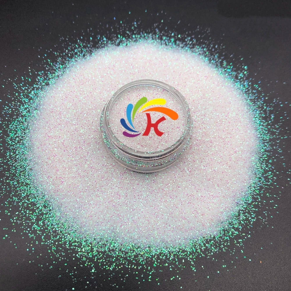Opal White Glitter Original Iridescent Fine Glitter Wholesale Polyester Nails Glitter Powder for Resin Tumblers Crafts