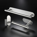 HOMEDEC Wall Mount 3 Pcs Bathroom Hardware Set Toilet Accessories Paper Holder Shower Hanging Hooks Towel Rack Set