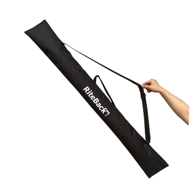 Custom Stick with Lining Buffer Foam Zipper Polyester protection Long Stick Shaped Packaging Bag with Handle Adjustable Shoulder