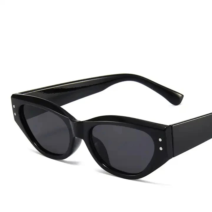 2024 New Fashion Sunglasses Newest Women High Quality Retro Plastic Shades Small Women Cat Eye Sunglasses
