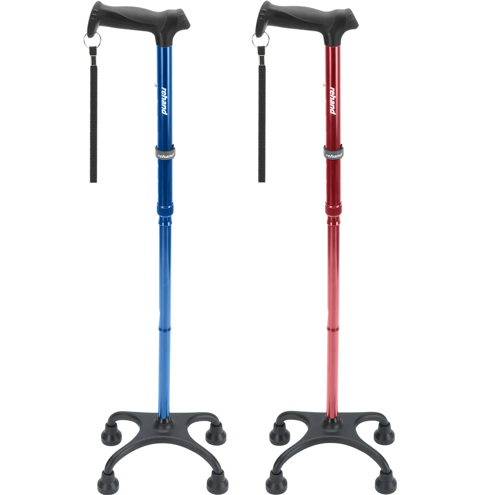 Rehand Quad Cane Rubber Foot Mat Walking Tip Class I for the Elderly CN GUA