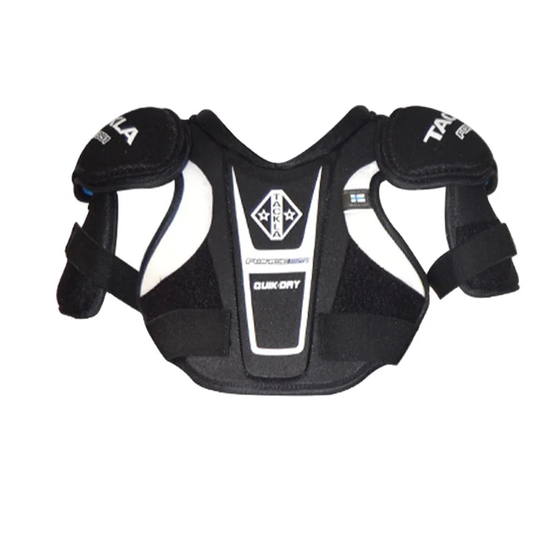 TACKLA-851 4-Piece Hockey Protective Gear Set with Knee Elbow Protectors PE+PP/EVA Material Durable for Ice/Inline/Roller Hockey