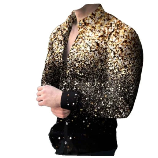 Mens Dress Shirt Long Sleeve Button up Shirts for Men Wedding Party Sim Fit Shirt