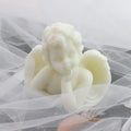 Bulk Multi-color Retro Angel Shape B Lack Paraffin Wax Candle Popular Religious Candle Luxury Scented Candle for Home Scented