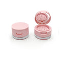 Pink Flip Cover Mini 3ml 5ml Loose Powder Packaging Container Case Empty Plastic Loose Eyeshadow Jar With Sifter