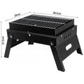 Charcoal BBQ Grill Folding Barbecue Grill Portable Outdoor Grill for Camping Party Cooking