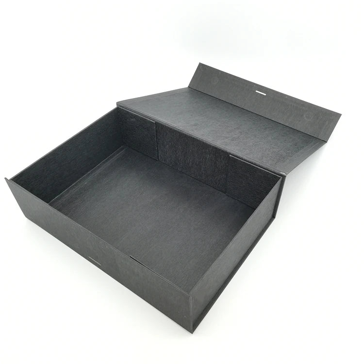 Wholesale Collapsible Cardboard Gift Box Magnetic Closure Magnet Package Box With Ribbon