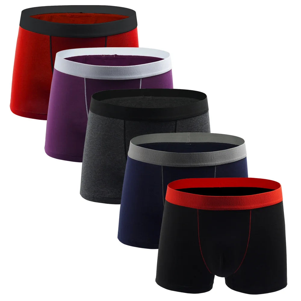 Manufacturer Designers Custom Brand Mens Stretch Boxer Brief Underwear Breathable Stretch Premium Comfort Cotton Underwear
