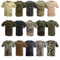 100% Cotton Breathable  Sport Camouflage Tactical T Shirt