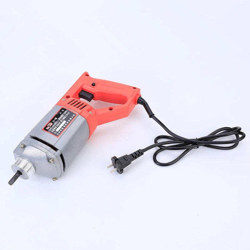 AJZN Portable 220V 1600W Electric Concrete Vibrator Copper Motor Internal Screw Coupling High Efficiency 3000-3600 RPM 1 Year