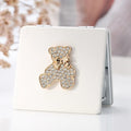Top Sale Metal Compact Pocket Mirror with PU Leather Cover