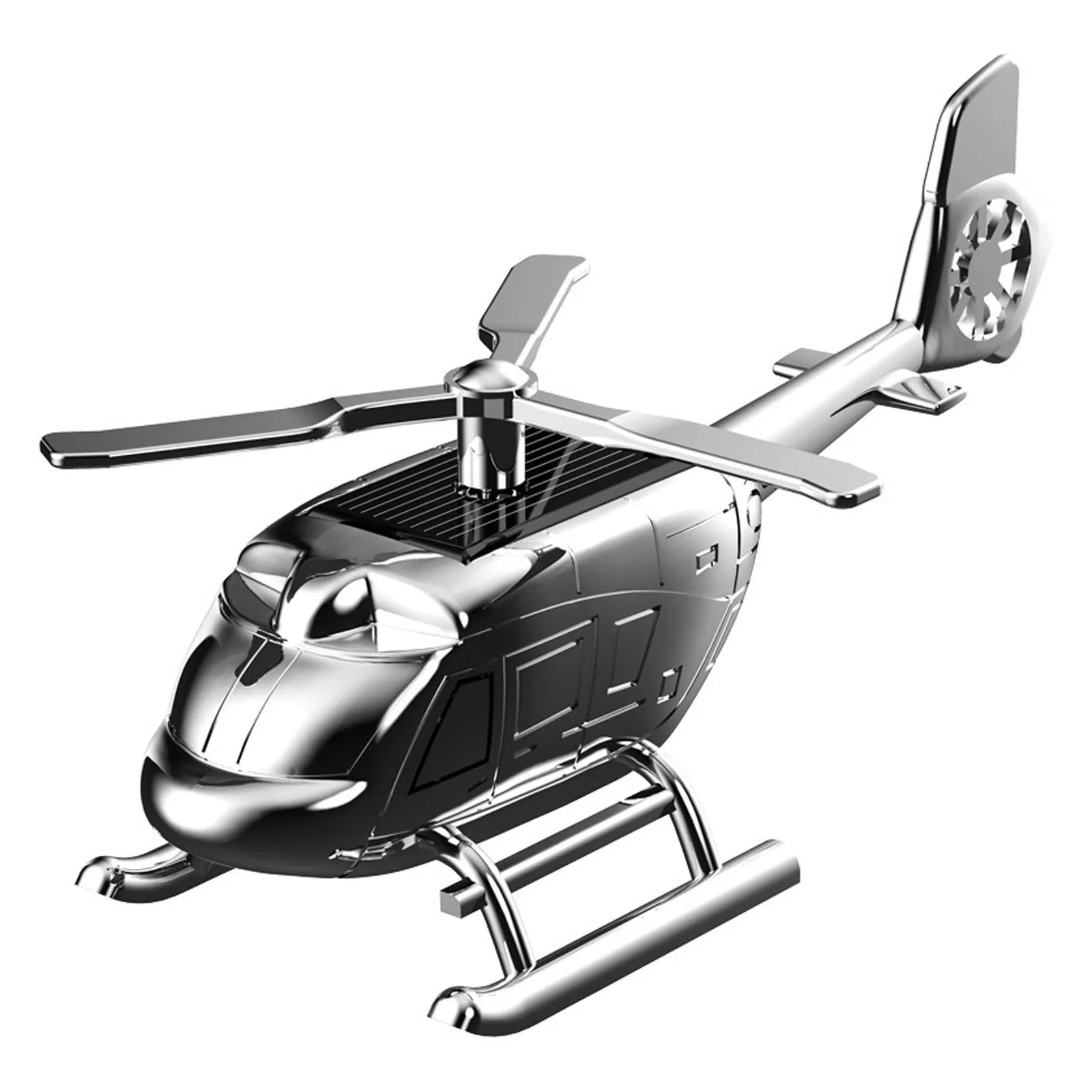 Factory Price Diecast Toy Vehicles Solar Car Perfume Fragrance Ornament Styling Car Aromatherapy Air Freshener Helicopter