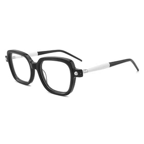 2024 Hot Sell Fashion Acetate Optical Frames Customized Glasses Anti Blue Light Blocking Luxury Acetate Small Square Eyeglasses