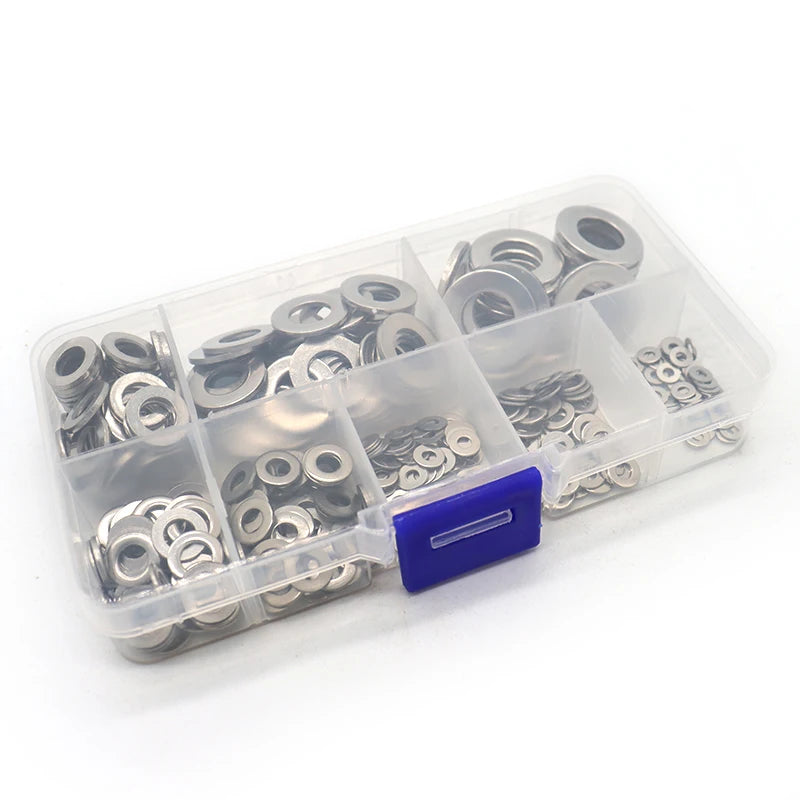 Supplier Stainless Steel Washer Box  360pcs Washer Set Assorted Washer Kit