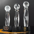 Honor of Crystal Custom Crystal Sport Trophy Cup Football Golf Volleyball Bodybuilding Trophy Crystal Medals and Trophies