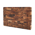 Wholesale Large Thick Kitchen Chopping Board Luxury Organic End Grain Butcher Blocks Acacia Wood Cutting Board Bulk Wooden