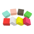 PR1012 Can Custom logo Printed Foam Filled Bracelet Jewelry BoxesBlack Kraft Paper Necklace Bracelet Ring Earring Display Box