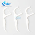 * Guber Dental Equipments Customized Logo Plastic 50pcs/box Travel  Disposable Toothpick Dental Floss Clean Floss Kit