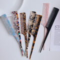 Korea Acetic Acid Plate Comb Lady Long Hair Tip Tail Comb Home Hairdressing Hairdressing Anti-static Teeth