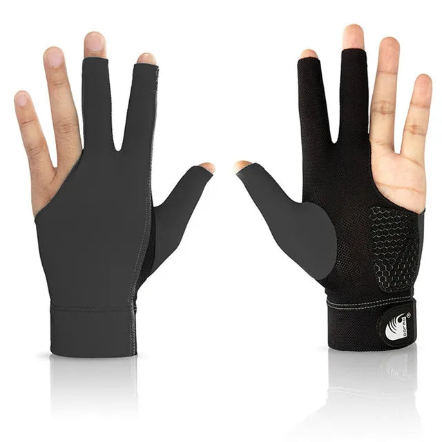 Cue Billiard Pool Shooters 3 Fingers Left Hand Gloves Billiard Gloves Snooker Billiard Accessories