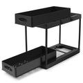 Furniture Kitchen Storage Basket Household Stackable Metal Black OEM Surface Pcs Color Design Feature Weight ODM