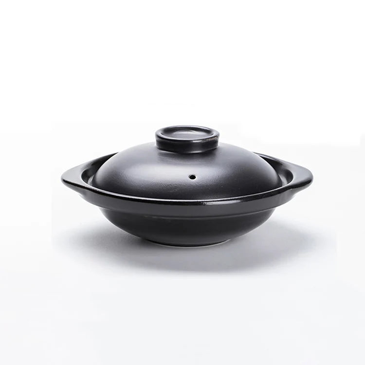 Crazy Korean Cooking Korean Stone Bowl Dolsot  Premium Ceramic Sizzling Hot Pot Set