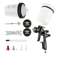 WZAUTO Varnishes and Primer HVLP SPRAY GUN Gravity Feed 1.3/1.7mm Nozzle Air Paint Spray Gun With Wash-Free Cup