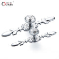 American Diamond Crystal Small Handle Nordic Drawer Cabinet Cabinet Wardrobe Door Handle Knob Silver Handle